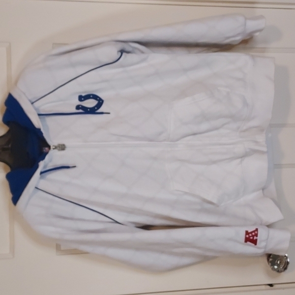 NFL Pro Line Indianapolis Colts Faux Sherpa Lined Hoodie - Picture 1 of 13